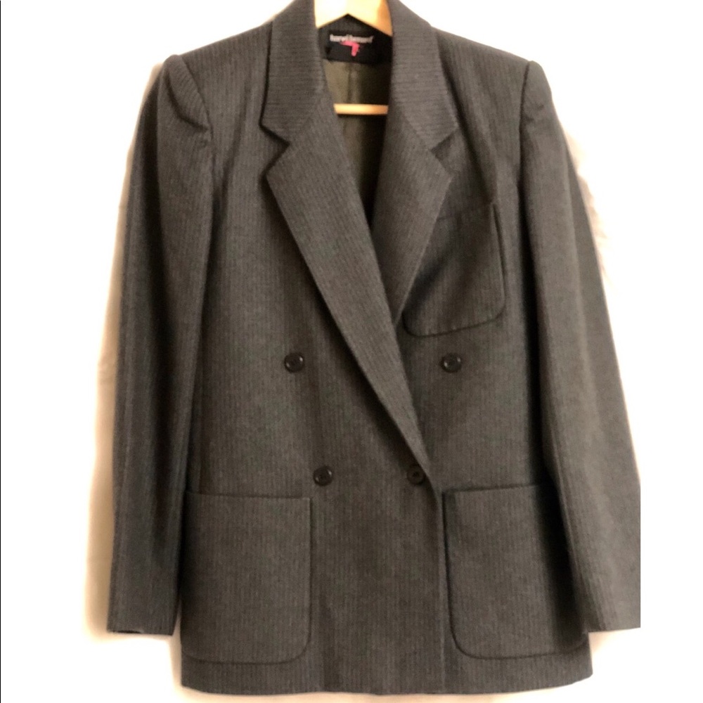 Ladies 100% Wool Pinstripe Suit XCLNT CONDITION